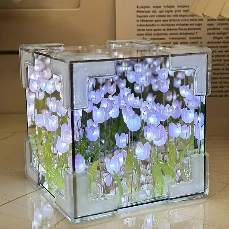 🌷 LAMPARA TULIPANES INFINITOS + ENVÍO GRATIS 🎁