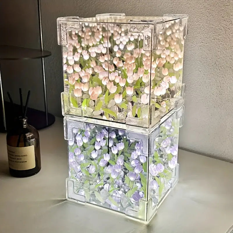 🌷 LAMPARA TULIPANES INFINITOS + ENVÍO GRATIS 🎁