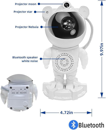 PROYECTOR LED ASTRONAUTA 2 EN 1 PARLANTE BLUETOOTH CON CONTROL