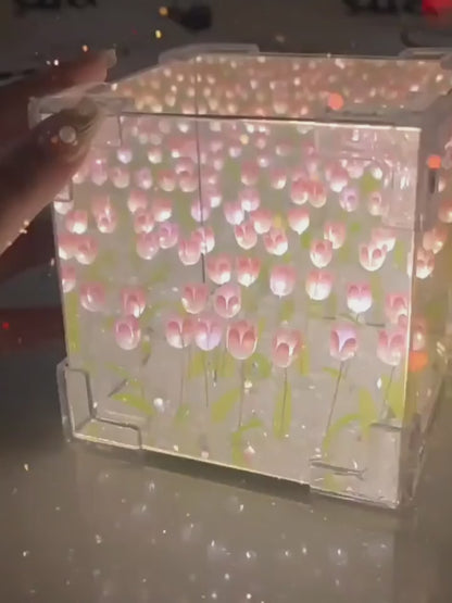 🌷 LAMPARA TULIPANES INFINITOS + ENVÍO GRATIS 🎁